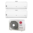 Climatizzatore Atmosfera LG Dualcool dual split da 12000+12000 btu inverter con wifi in R32 A++ MU2R17