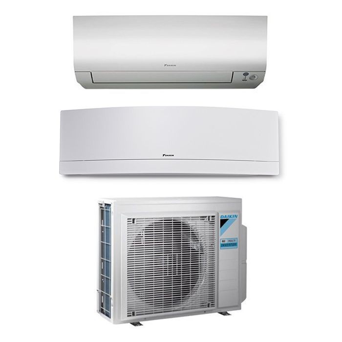 Condizionatore dual split con inverter Daikin Perfera e Emura White III 12000+12000 Btu classe A+++ WiFi in R32 2MXM50A