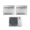 Climatizzatore condizionatore Gree Console 9+18 Dualsplit R-32 GWHD24NK6LO Wi-Fi Integrato A++