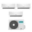 Climatizzatore Bio Air Hisense Trial split 12000+12000+12000 btu inverter con wifi 3AMW72U4RJC in A++