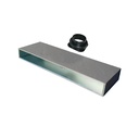 Plenum Tecnosystemi Isolato ingressi post/lat per diffusore lineare 2 feritoie L.1000 PWD300177