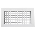 Griglia di mandata in Alluminio verniciato bianco 300x150 mm DDG-A1-3015