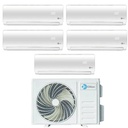 Climatizzatore Inverter Diloc Over penta split 9000+9000+12000+12000+12000 Btu FREEDOM500 R 32 A++ Wi-fi Opzionale