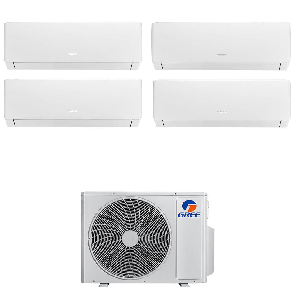 Condizionatore quadri split con inverter da 9000+9000+9000+9000 Gree Pular Wifi in A++ con R32 GWHD(28)NK6OO