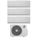 Condizionatore trial split con inverter da 9000+9000+12000 Gree Airy Silver Wifi in A++ con R32 GWHD(28)NK6OO