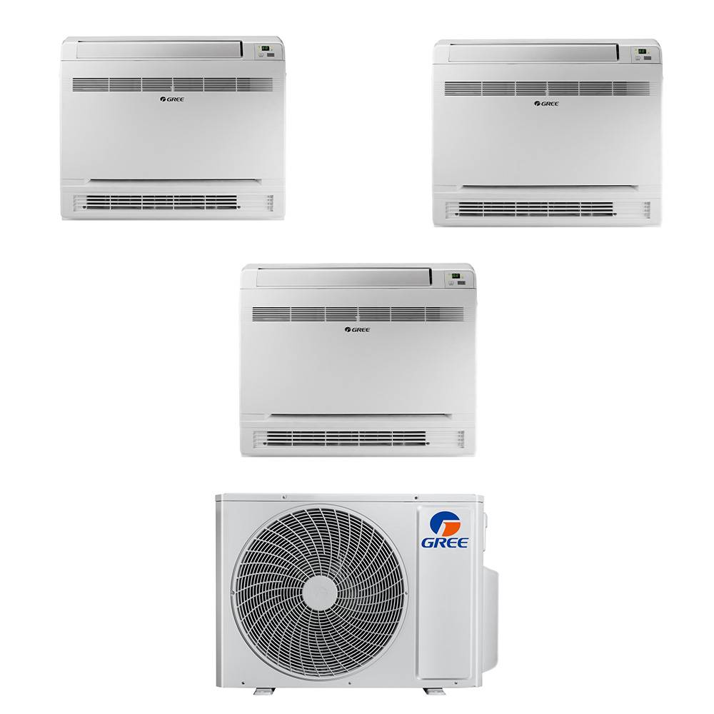 Climatizzatore Console Gree 9000+9000+18000 Btu Inverter GWHD(42)NK6OO wifi incluso in R32 A++