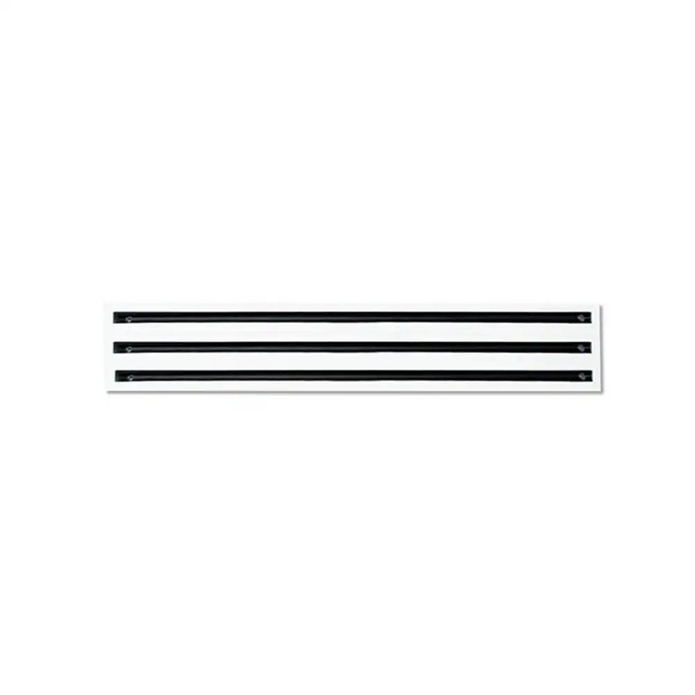 Diffusore Lineare a fessure a 3 Feritoie in Alluminio verniciato bianco L.1000 LS-B-031000