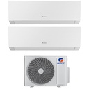 Condizionatore dual split con inverter da 9000+12000 Gree Clivia White Wifi in A++ con R32 GWHD(36)NK6OO