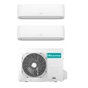 Climatizzatore Inverter Hisense Hi Comfort Wi-fi Dual Split 7000+12000 Btu 4AMW81U4RJC R-32 A++