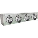 Plenum in poliuretano espanso a 4 uscite con serrande motorizzate da 160 o 200 mm