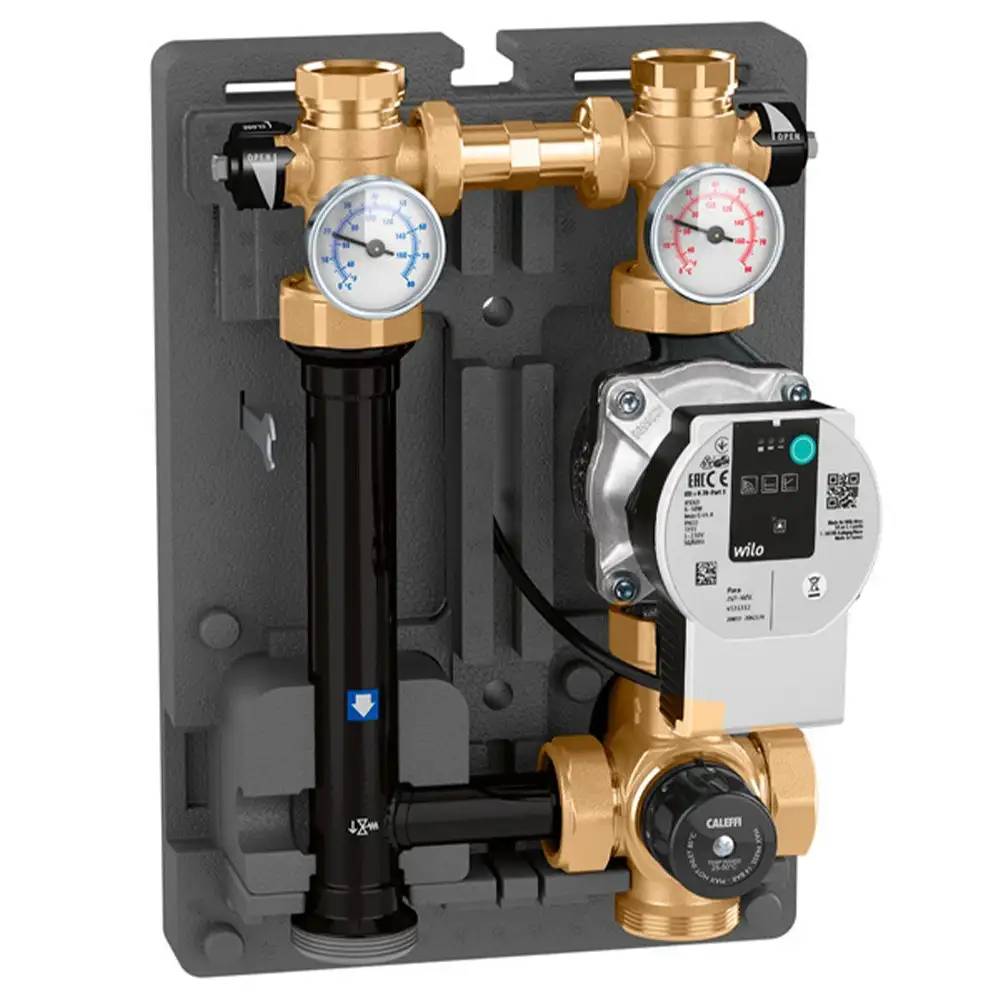 Caleffi gruppo di regolazione termostatica per impianti di riscaldamento 125 mm 166600HE3