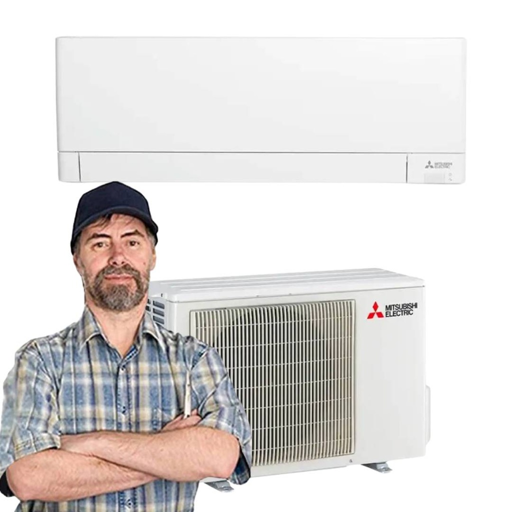Climatizzatore Mitsubishi AY MSZ-AY35VGKP da 12000 btu inverter in R32 WI-FI incluso in A+++ con installazione