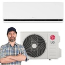 Climatizzatore monosplit LG da 12000 Btu DUALCOOL Deluxe H12S1D.NS1 Inverter con WiFi in R32 in classe A+++ con installazione