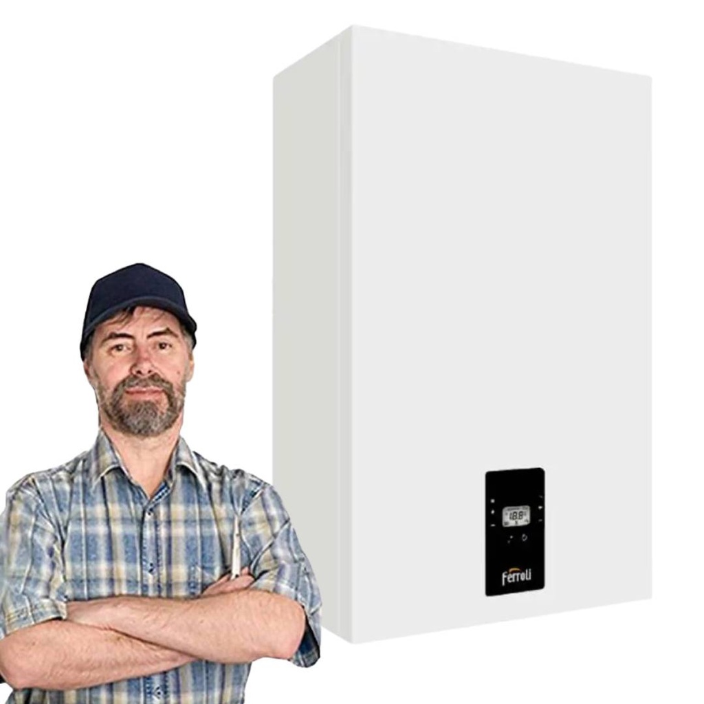Caldaia a condensazione Ferroli Bluehelix Alpha 28C ErP da 28 kW a metano o gpl con installazione