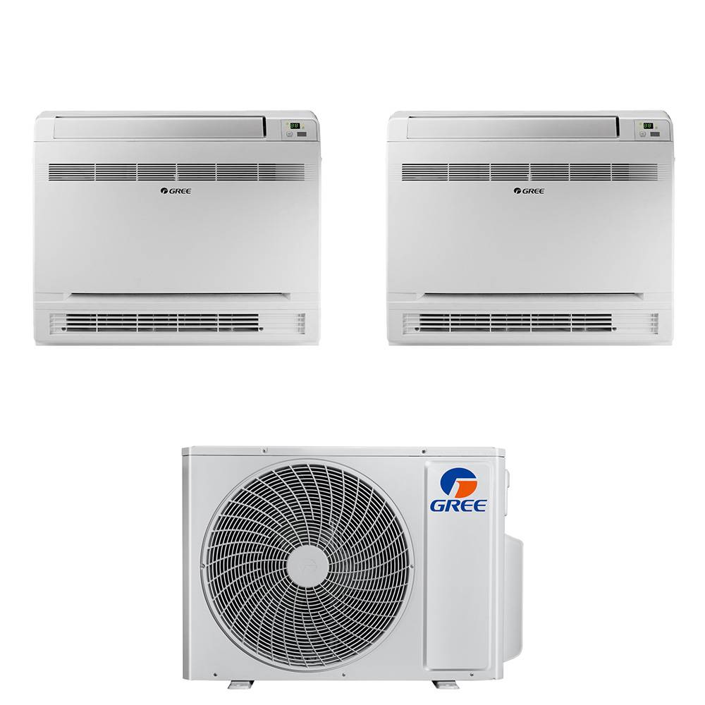 Climatizzatore Console Gree 12000+18000 Btu Inverter GWHD(42)NK6OO wifi incluso in R32 A++