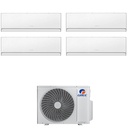 Condizionatore quadri split con inverter da 12000+12000+12000+12000 Gree Airy White Wifi in A++ con R32 GWHD(36)NK6OO