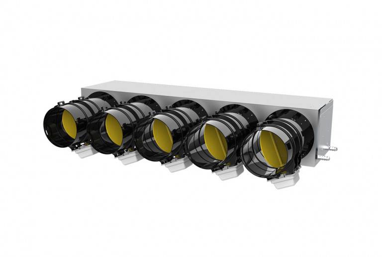 Proair Pack Cab 5L Plenum Coibentato con serrande motorizzate da 150 a 5 Zone Per Condizionatore Canalizzato