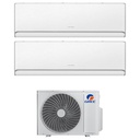 Condizionatore dual split con inverter da 12000+12000 Gree Airy White Wifi in A++ con R32 GWHD(21)NK6OO