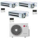 Climatizzatore canalizzato con inverter LG trial split 9000+12000+12000 btu A+++ MU3R21 in R32