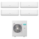 Climatizzatore Inverter Hisense Hi Comfort Wi-fi Quadri Split 7000+7000+9000+9000 Btu 5AMW125U4RTA R-32 A++