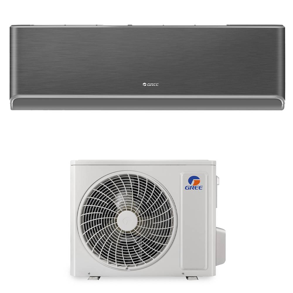 Condizionatore monosplit con inverter da 24000 BTU Gree Airy Black Wifi in A++ con R32 GWH24AVEXF-K6DNA1A/O