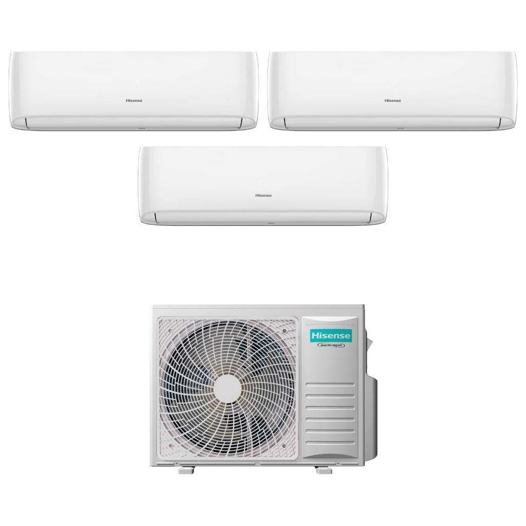 Climatizzatore Inverter Hisense Hi Comfort Wi-fi Trial Split 7000+7000+9000 Btu 4AMW81U4RJC R-32 A++