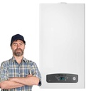 Caldaia a condensazione Ariston Cares S 24 KW a metano o gpl con installazione