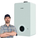 Caldaia a condensazione Junkers Bosch Condens 2200 W GC2200W 24 C 23 da 24 kW ErP a gas metano o gpl con installazione