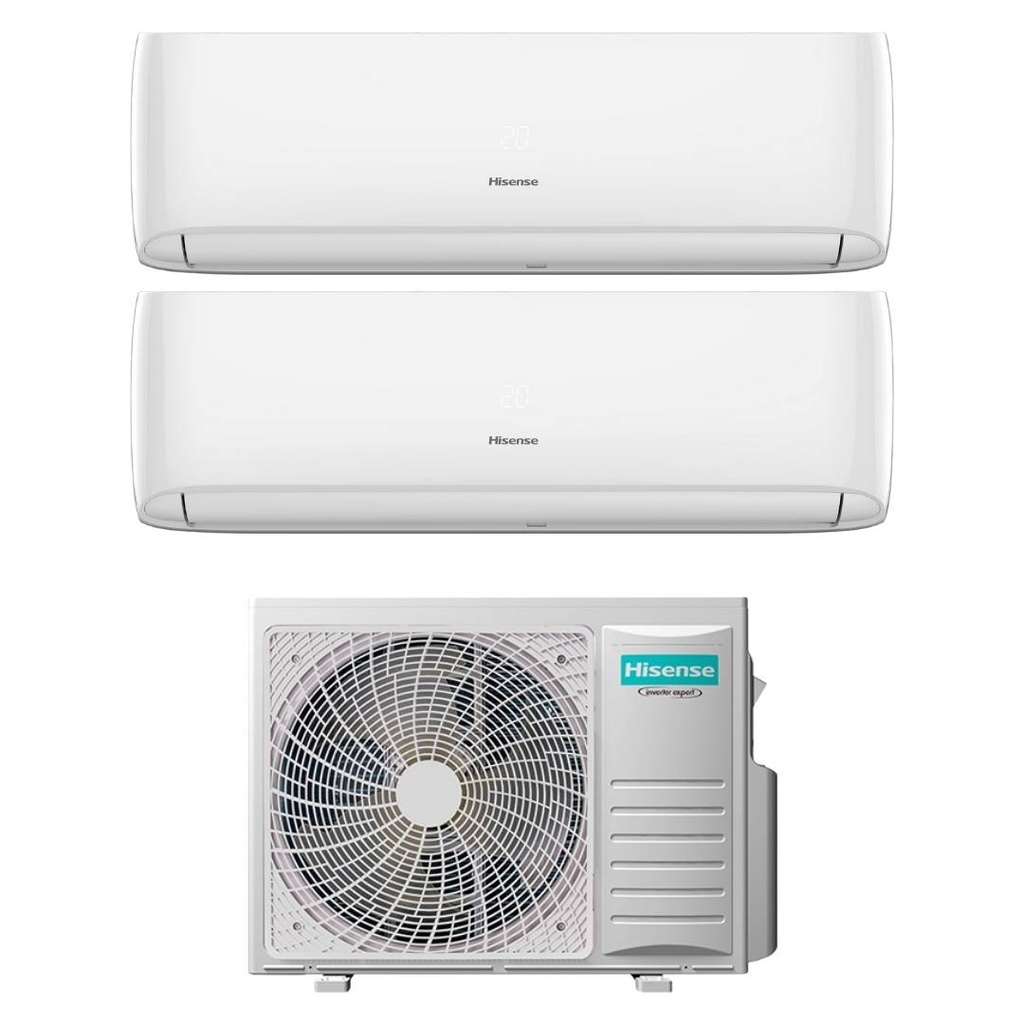 Climatizzatore Inverter Hisense Hi Comfort Wi-fi Dual Split 7000+9000 Btu 3AMW72U4RJC R-32 A++