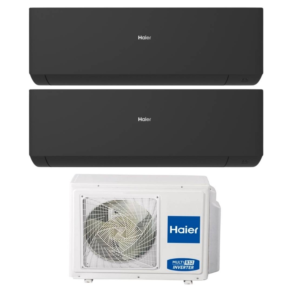 Climatizzatore dual split Haier Expert Black Wifi 9000+18000 Btu inverter R32 A++ 4U85S2SR5FA