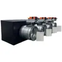 Plenum canalizzato con serrande motorizzate wifi a 4 zone, centralina e interfaccia Siemens