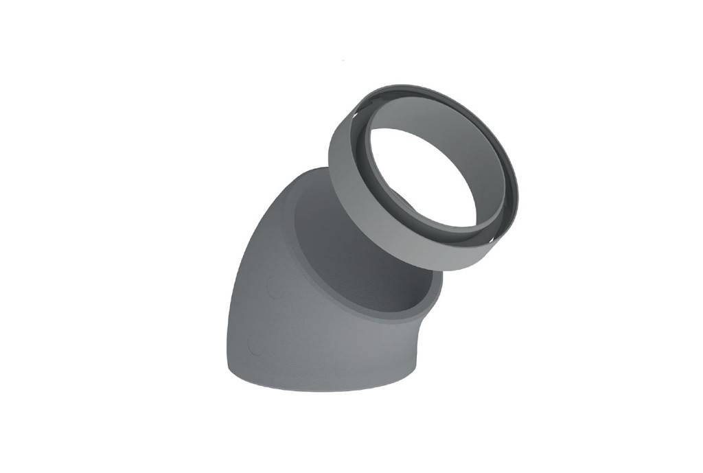Tecnosystemi Curva a 45° in EPS per VMC diametro 125 e 160