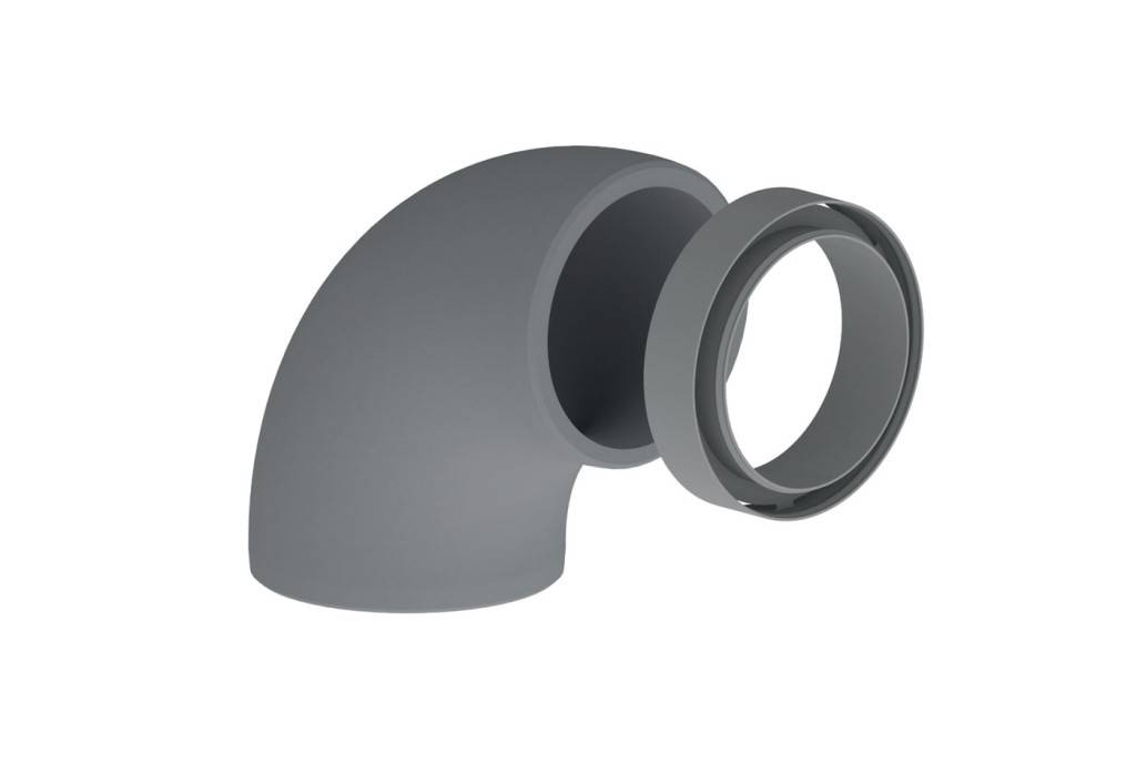 Tecnosystemi Curva a 90° in EPS per VMC diametro 125 e 160