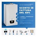 Baxi caldaia Luna Duotec E da 33 kW con accessori e installazione