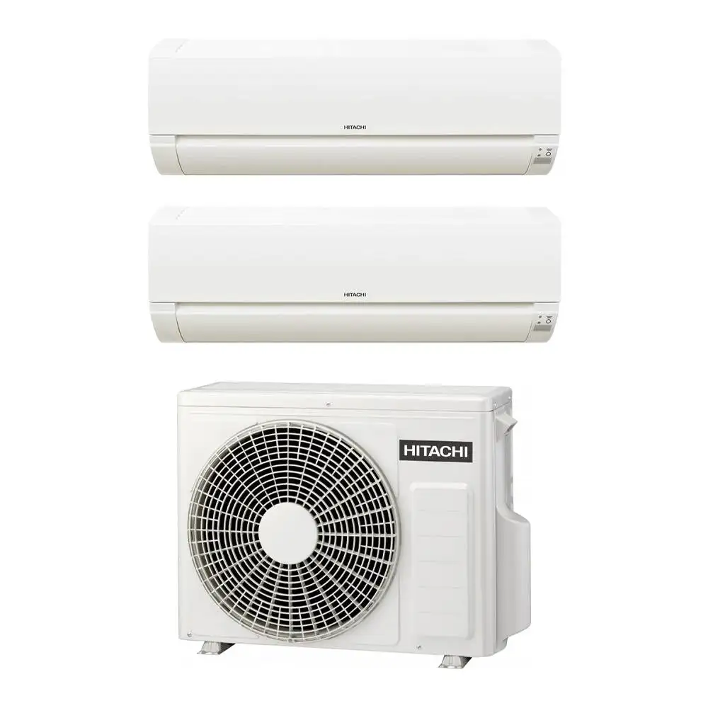 [hitachi-dodai-frostwash-serie-f-40-712] Climatizzatore Hitachi Dodai FrostWash dual split 7000+12000 btu inverter in R32 RAM-40NE2F in A++
