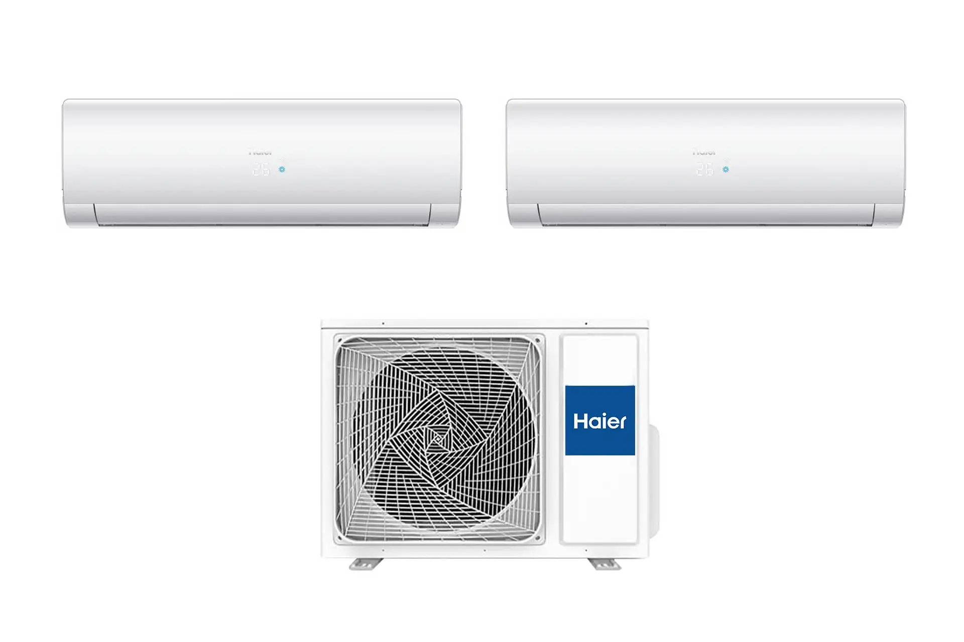 [haier-ies-70-718] Climatizzatore Dual Split Haier IES con inverter da 7000+18000 Btu in R32 3U70S2SR2FA