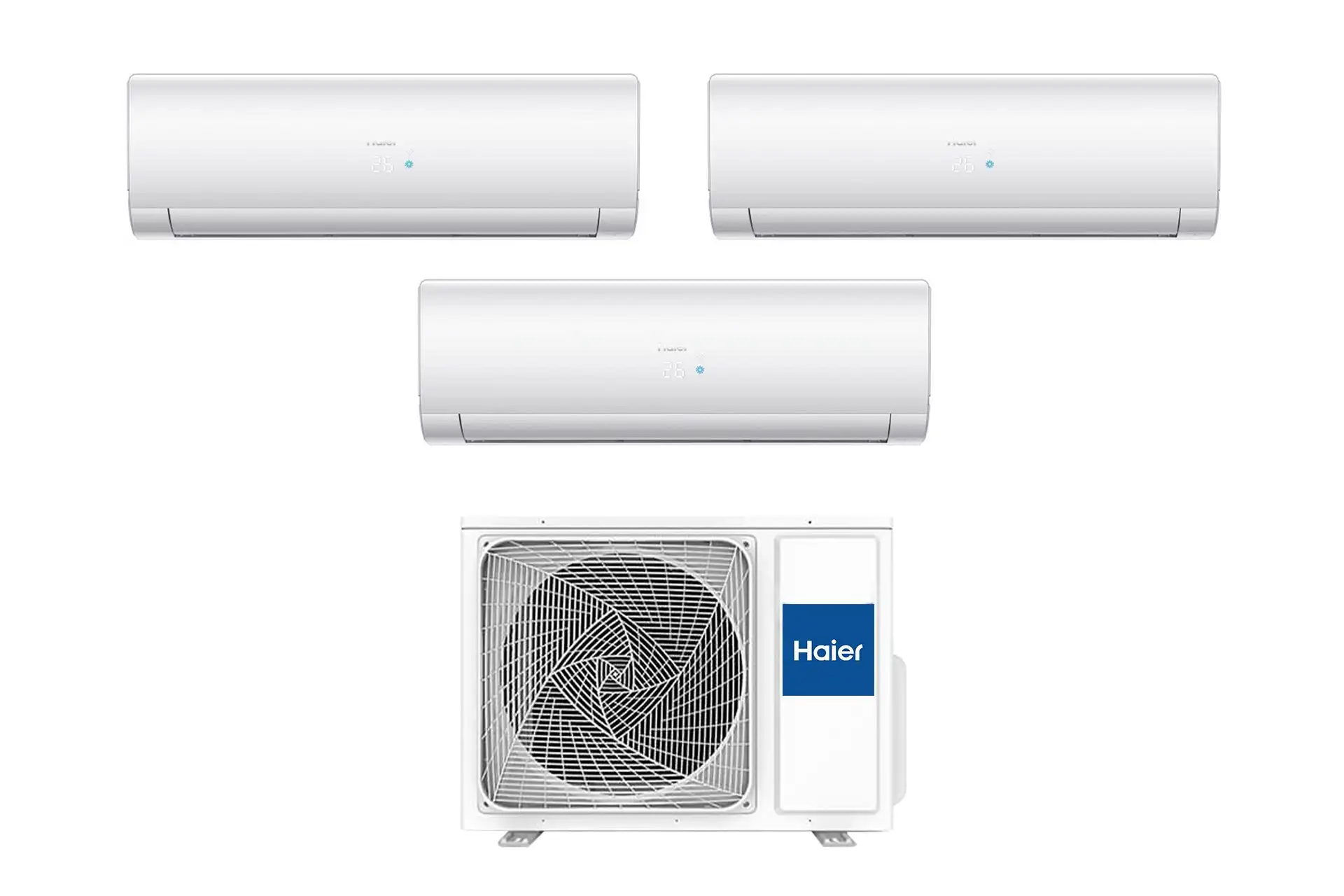 [Haier-ies-55-799] Climatizzatore trial split Haier IES con inverter da 7000+9000+9000 Btu in R32 3U55S2SR2FA