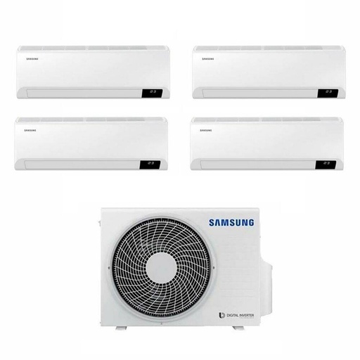 [samsung-cebu-wifi-80-77718] Climatizzatore Samsung Cebu Wi-Fi quadri split 7000+7000+7000+18000 btu inverter A++ in R32 AJ080TXJ4KG