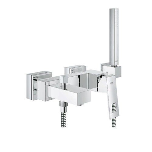 [grohe-eurocube-23141000] Miscelatore monocomando vasca-doccia Grohe Eurocube 23141000 cromato set doccia