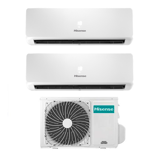 [hisense-bio-air-52-1212] Climatizzatore Bio Air Hisense dual split 12000+12000 btu inverter con wifi 2AMW52U4RXC in A++