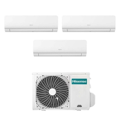 [hisense-new-energy-72-999] Climatizzatore New Energy Hisense trial split 9000+9000+9000 btu inverter con WiFi 3AMW72U4RJC in A++