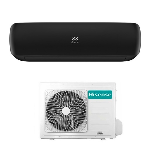 [hisense-apple-pie-pro-TGVE120BG] Climatizzatore Apple Pie PRO Black edition Hisense da 12000 btu inverter TGVE120BG in A++ WiFi