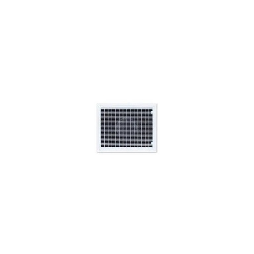 [tecnosystemi-griglia-pwc100001] Griglia di ripresa apribile Tecnosystemi in plastica ABS bianca con filtro estraibile e plenum integrato 600x450