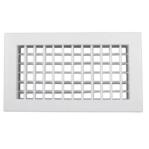 [griglia-DDG-A1-3015] Griglia di mandata in Alluminio verniciato bianco 300x150 mm DDG-A1-3015