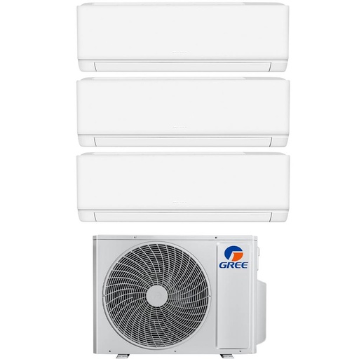 [gree-cosmo-42-121212] Condizionatore trial split con inverter da 12000+12000+12000 Gree Cosmo Wifi in A++ R32 GWHD(42)NK6OO