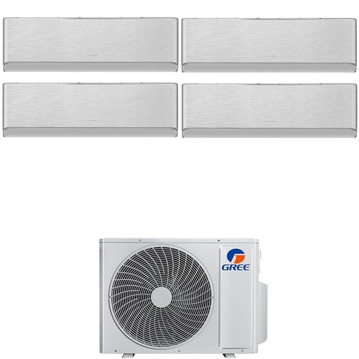 [gree-airy-silver-42-9999] Condizionatore quadri split con inverter da 9000+9000+9000+9000 Gree Airy Silver Wifi in A++ con R32 GWHD(42)NK6OO