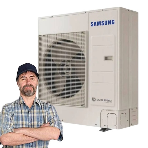 Pompa di calore Samsung EHS Mono R32 AE080RXYDEG da 7,5 - 8 kW monofase con installazione