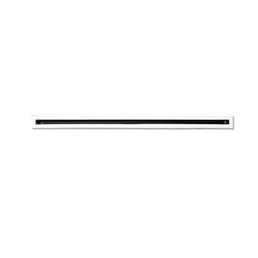 [feritoia-LS-B-011000] Diffusore Lineare a fessure a 1 Feritoia in Alluminio verniciato bianco L.1000 LS-B-011000